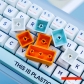 Plastic 104+60 MDA Profile Keycap Set Cherry MX PBT Dye-subbed for Mechanical Gaming Keyboard